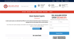 Desktop Screenshot of melbournealarms.com