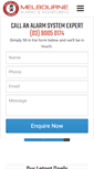 Mobile Screenshot of melbournealarms.com
